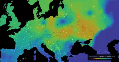 Genetic Distance Map screenshot