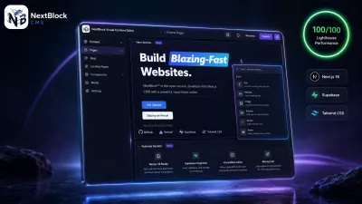 NextBlock CMS screenshot