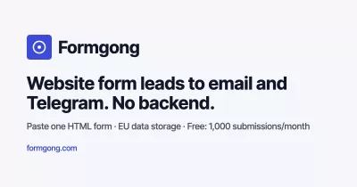 Formgong MCP server screenshot