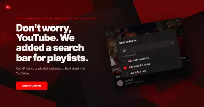 YouTube Playlist Search screenshot