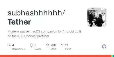 Tether screenshot