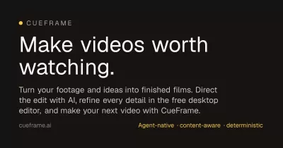 CueFrame — MCP, CLI and video API screenshot