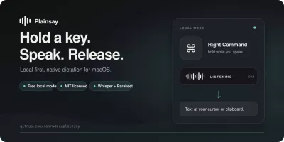 Plainsay screenshot