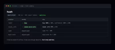 hush screenshot