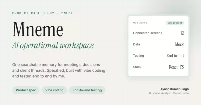 Mneme (Context Hub) screenshot