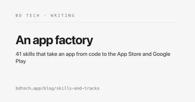 App Factory screenshot