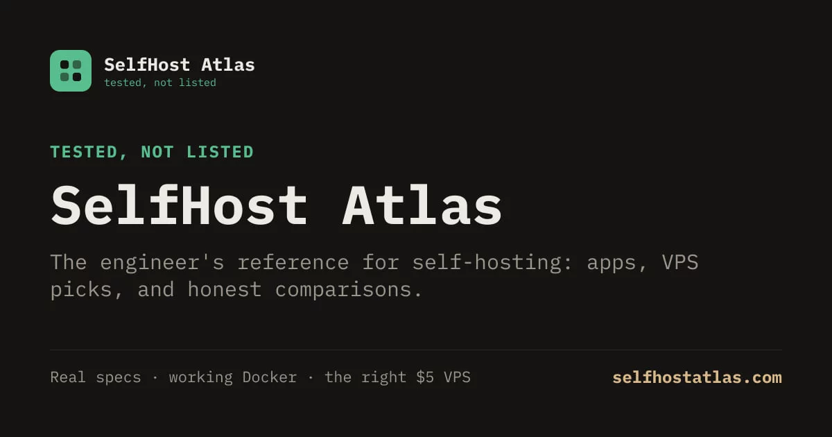 Selfhost Atlas screenshot 1