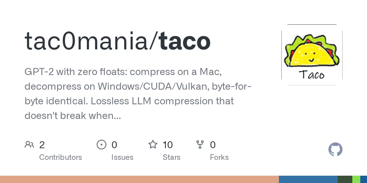 TACO screenshot 1