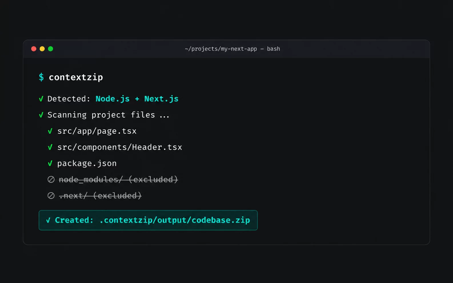 contextzip screenshot 1