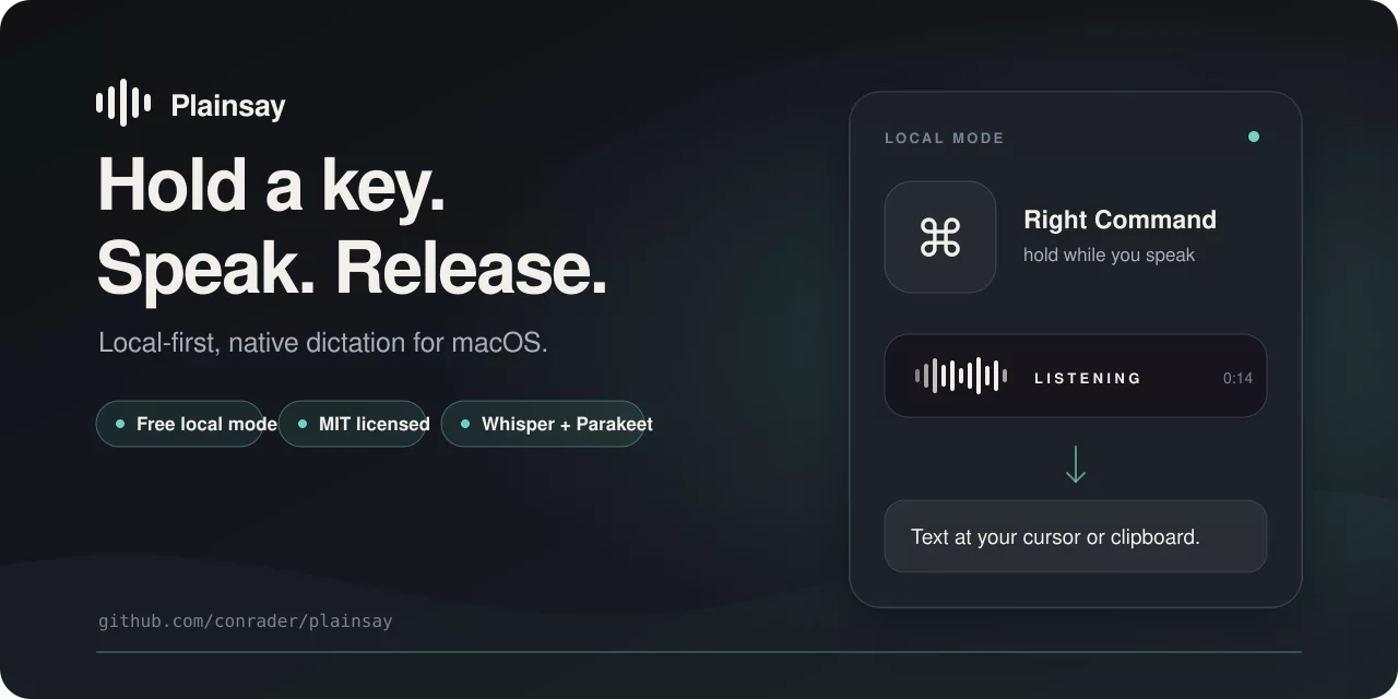 Plainsay screenshot 1