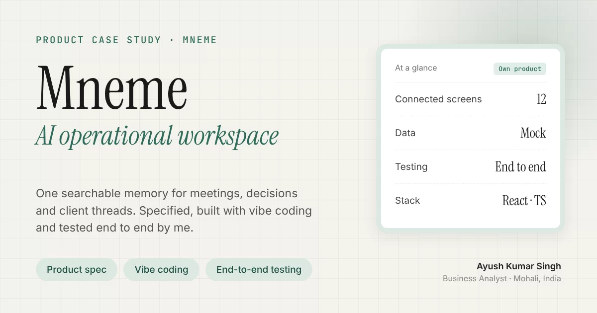 Mneme (Context Hub) screenshot 1